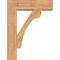Ekena Millwork Legacy Block Smooth Bracket w/ Offset Brace, Western Red Cedar, 7 1/2"W x 26"D x 34"H BKT0806X26X34LEC05SWR - alternate 3